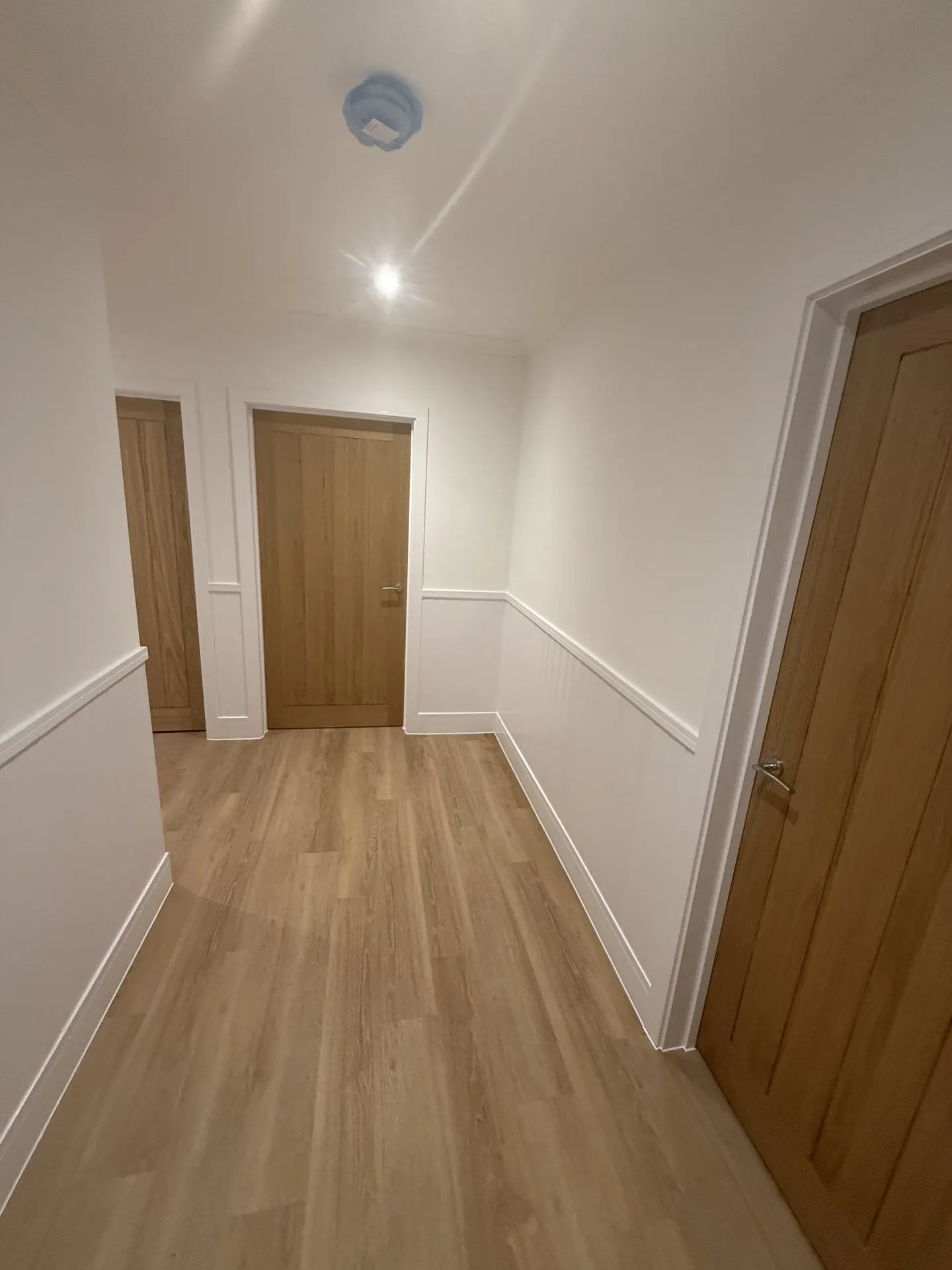 Hallway at Longlevens Bungalow — interior walkthrough